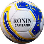 GP-71 Мяч футбол Ronin CAPITANO №5, матовый, бело-.желто-синий дизайн,,4 слоя, пр-во Пакистан