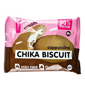 Печенье Chikalab протеиновое CHIKA BISCUIT cappuccino 50 г 1/9