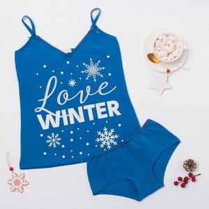 Пижама Love Winter Цвет: Синий Производитель: KAFTAN