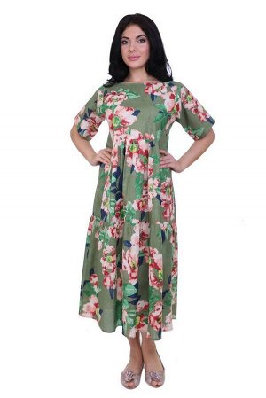 Платье Aden Цвет: Зеленый,Мультиколор. Производитель: Ганг