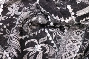 Накидка-палантин Eunice Цвет Черно-Белый (70х190 см)