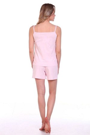 Пижама топ+шорты - Зайка моя - 358Ш - розовый