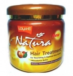 Маска для волос с маслом макадамии "Питание и Бриллиантовый блеск" LOLANE NATURA