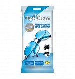 OptiClean влажные салфетки для оптики 20 штук (30х6)/180/ 48131