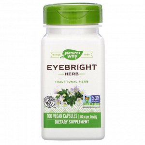 Nature&#x27 - s Way, Eyebright Herb, 860 mg, 100 Vegan Capsules