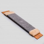 Когтеточка ковролиновая, средняя 55x11 см  микс цветов