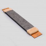 Когтеточка ковролиновая, большая 62x11,5 см  микс цветов