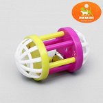 Игрушка для кошек с бубенчиком &quot;Амфитеатр&quot;, 6,8 х 4 см, микс цветов