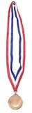 С017В Медаль бронза d 50мм, с широкой лентой (ширина 2,5см, длина 80см)