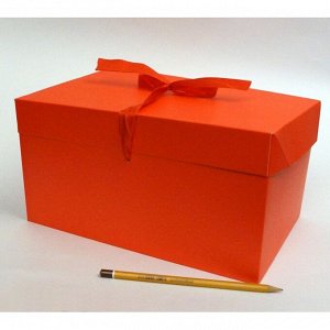 Коробка складная 29 х 20,5 х 14,5 см красный
