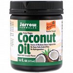 Jarrow Formulas, Органический продукт, кокосовое масло холодного отжима, 473 г