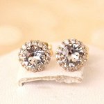Серьги-гвоздики Swarovski Н01-6576