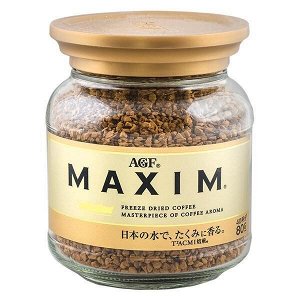 AGF MAX GOLD BLEND, Кофе растворимый, 80 гр, с/б  (12/24)