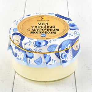 Крем-мёд таёжный с маточным молочком Русский стиль 230 гр.