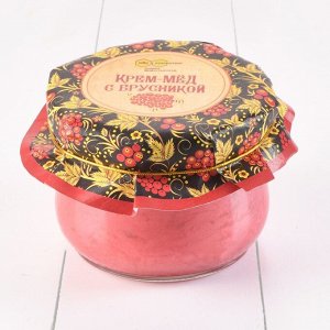 Крем-мёд с брусникой Русский стиль 230 гр.