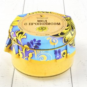 Крем-мёд с прополисом Русский стиль 230 гр.