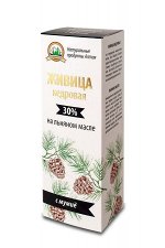 Живица кедровая на льняном масле с мумие 30 % 100 мл. ПЭТ