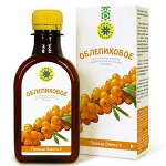 Масло &quot;Облепиховое&quot; экстракт облепихи и черники на льняном масле 0,2 л