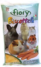 FIORY бисквиты для грызунов Biscottelli с морковью 35 г