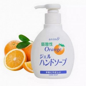 Гель-мыло для рук с ароматом апельсина, 200 мл