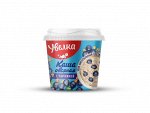 Каша овсяная с черникой