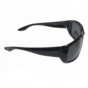 Стильные мужские очки Swer в чёрной оправе с чёрными линзами.