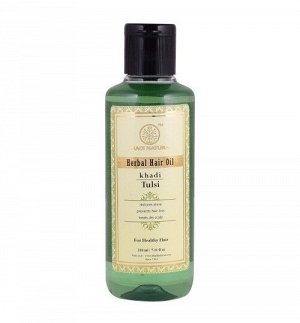 Khadi Tulsi Oil/ Кхади Массажное масло Тулси, 210 мл.