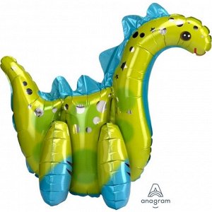 Фольга шар Динозавр Р75"/187,5 см фигура ходячая