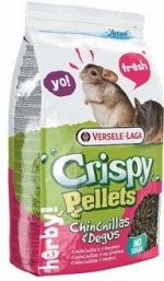 VERSELE-LAGA корм для шиншилл и дегу Crispy Pellets Chinchillas &amp; Degus гранулированный 1 кг