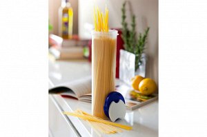 Компактус круглый 1,1 л для сыпучих и спагетти с синей крышкой 1шт - Tupperware®.