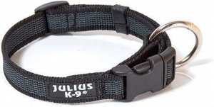 JULIUS-K9 ошейник для собак Color & Gray (39-65см/2,5см), черно-серый
