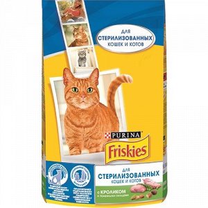 Friskies д/кош стерил/кастрир Кролик/Овощи 1,5кг (1/8)