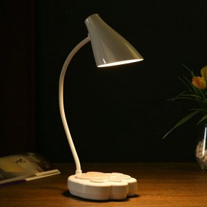 Лампа настольная сенсорная 69450/1 LED 7Вт 3 режима USB АКБ белый-розовый 12х11.5х42 см