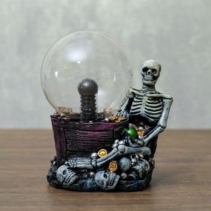 Плазменный шар "Скелет" 13,5х10х16,5 см