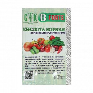 Борная кислота FORTE с природным стимулятором роста, СТК, 10 г