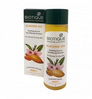 Bio Almond Oil Soothing Face and Eye Makeup Cleanser/ Биотик Био Миндаль Успокаивающее Масло Для Снятия Макияжа