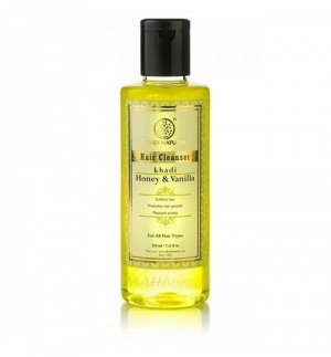 Khadi Honey & Vanilla Shampoo / Кхади Травяной шампунь с медом и ванилью, 210 мл.