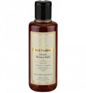 Khadi Henna Tulsi Shampoo 210ml/ Кхади шампунь "Хна и Тулси"