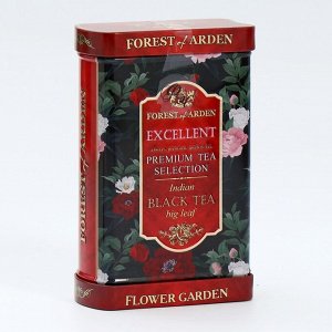 Чай черный Forest of Arden &quot;EXCELLENT&quot; крупнолистовой индийский ж/б (микс 2 цвета), 75 г
