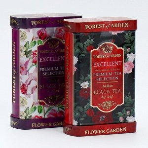 Чай черный Forest of Arden "EXCELLENT" крупнолистовой индийский ж/б (микс 2 цвета), 75 г