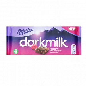 Шоколад Milka Dark Raspberry, 85 г