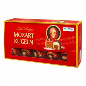 Конфеты марципановые Mozartkugeln ma?tre truffout с двойным слоем шоколада, 200 г