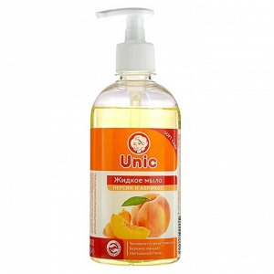 Жидкое мыло для рук Unic "Персик и абрикос", 500 мл