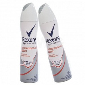 Дезодорант Rexona "Антибактериальный эффект", аэрозоль, 150 мл