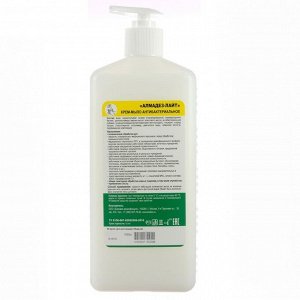 Крем-мыло антибактериальное Алмадез-лайт, 1л. (дозатор-насос)