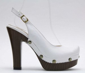 Босоножки Страна производитель: Турция
Размер женской обуви x: 36
Материал верха: Натуральная кожа
Каблук/Подошва: Каблук
Высота каблука (см): 11
Тип носка: Закрытый
Цвет: Белый
Размер женской обуви: 
