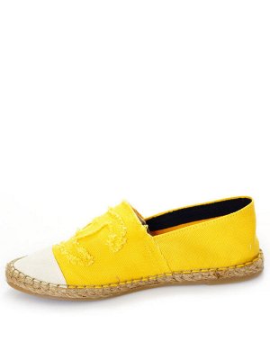Балетки Страна производитель: Китай
Сезон: Лето
Тип носка: Закрытый
Цвет: Желтый
Размер женской обуви x: 36 \
Полнота обуви: Тип «F» или «Fx» \
Стиль: Повседневный
Материал верха: Текстиль
Материал по