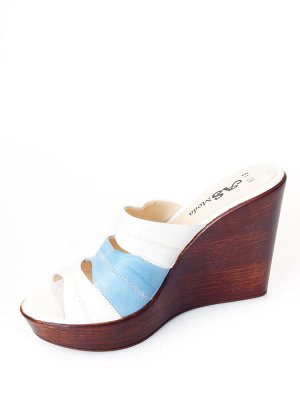 Шлепки Страна производитель: Турция
Вид обуви: Сабо
Полнота обуви: Тип «F» или «Fx»
Материал верха: Натуральная кожа
Материал подкладки: Натуральная кожа
Стиль: Городской
Цвет: Белый + голубой
Каблук/
