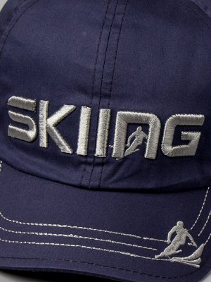 Кепка подростковая skiing, темно-синий