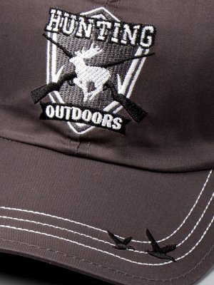 Кепка мужская outdoors hunting, темно-серый